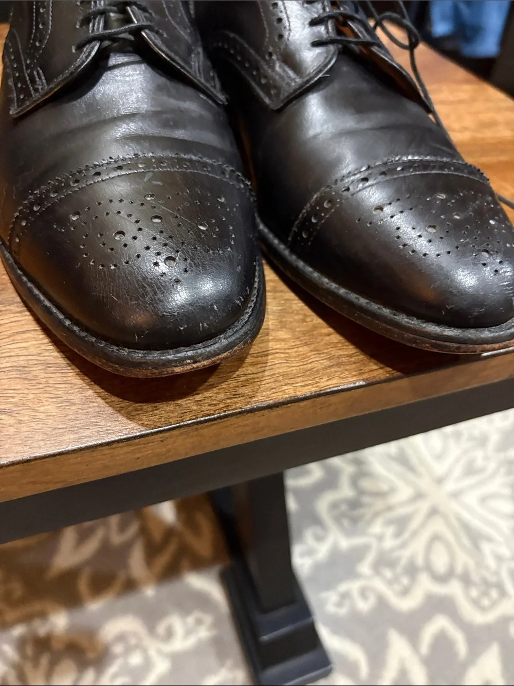 Allen Edmonds Sanford. Black. 9.5.